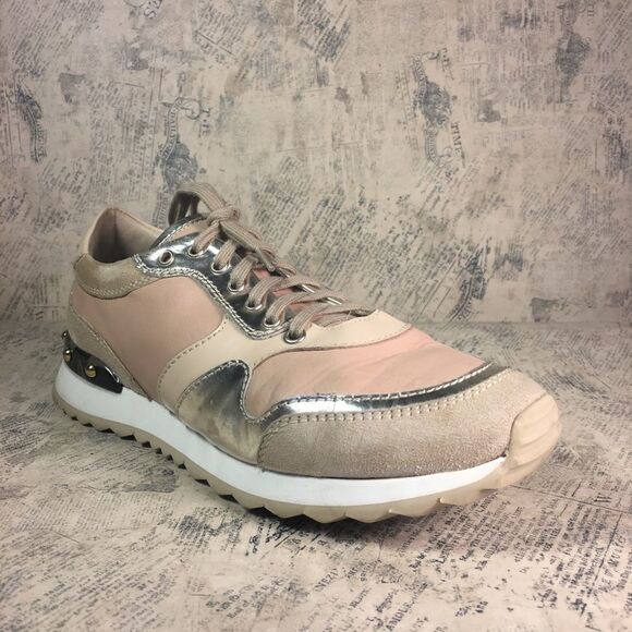 Attilio Giusti Leombruni Studded Leather Sneaker - Picture 2 of 14